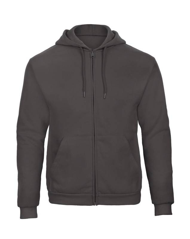ID.205 50/50 Huvtröja med Hel Dragkedja Unisex, Antracit – B&C (1)