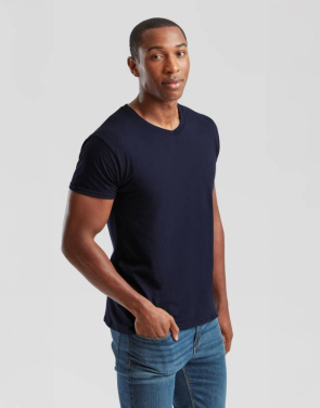 Ikonisk 150 V-ringad T-shirt, vit – Fruit of the Loom (4)