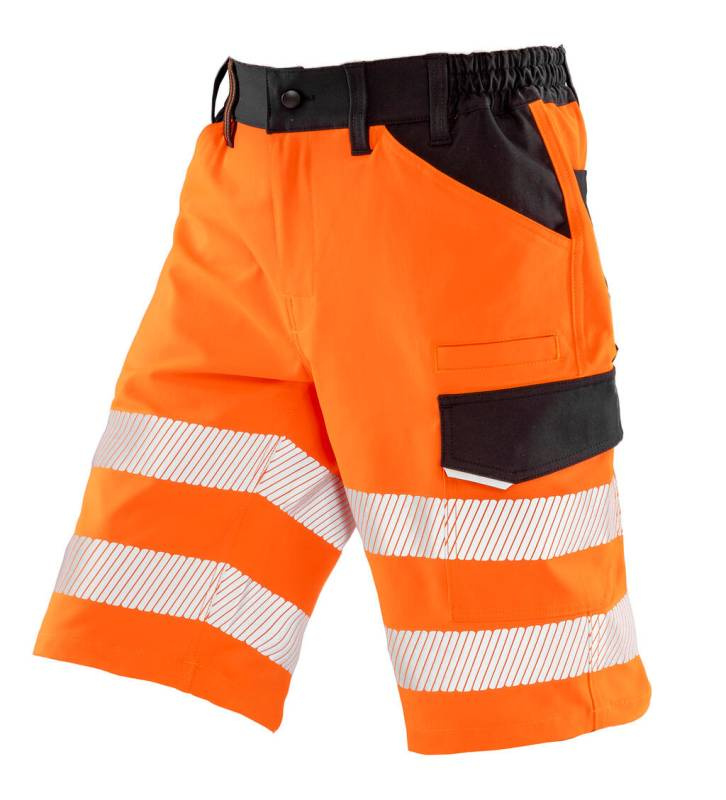 Återvunna stretchiga säkerhetsshorts, fluorescerande orange – Result (1)
