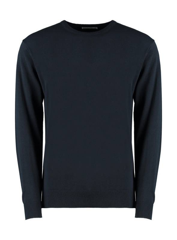 Arundel tröja med rund hals och normal passform, marinblå – Kustom Kit (1)