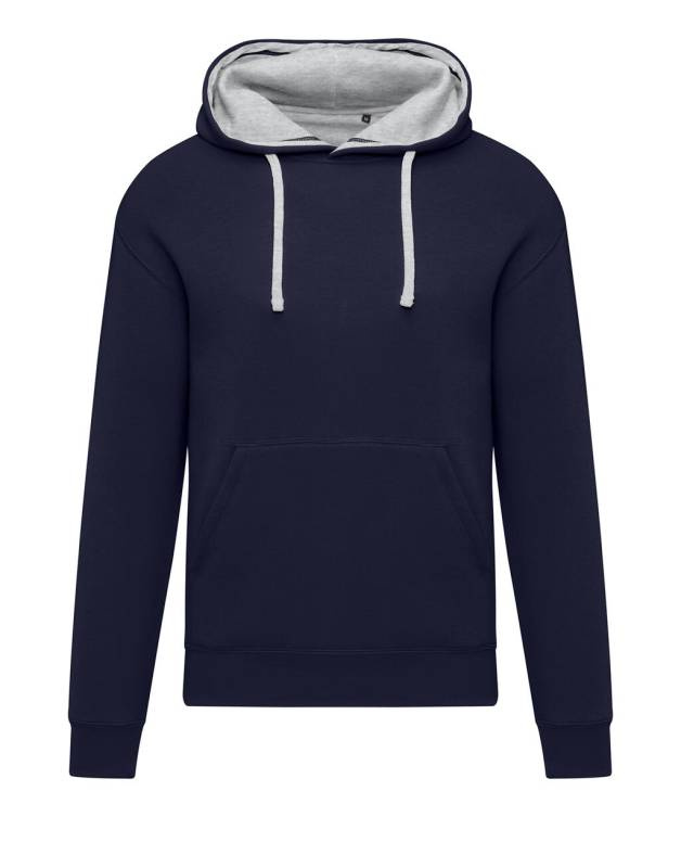 Originals Kontrast Hooded Sweat Herr, marinblå/ljus Oxfordgrå – SG Originals (1)
