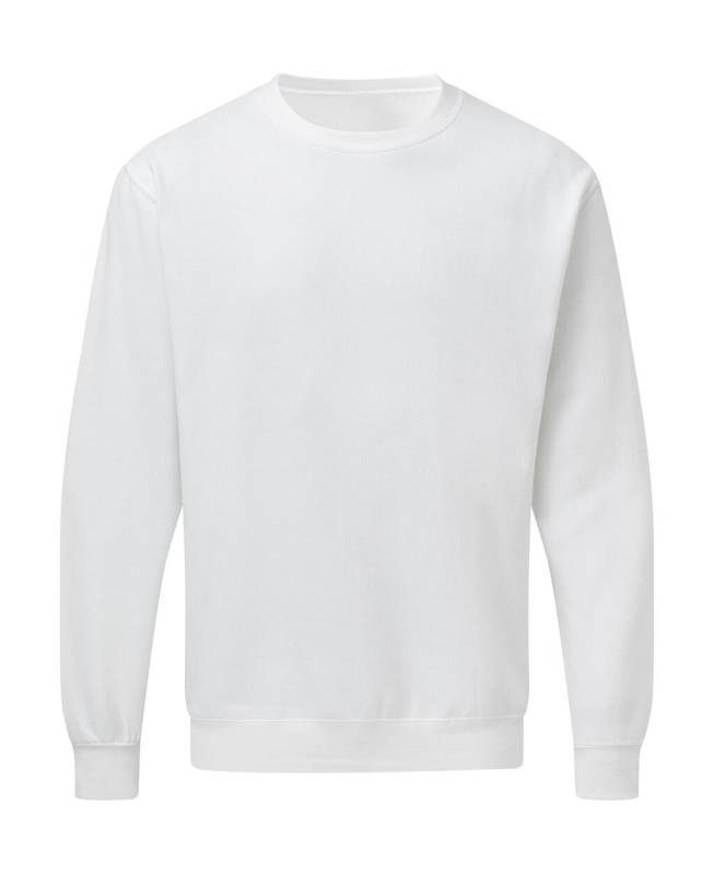 Rund halsad tröja för män, vit – SG Originals (1)