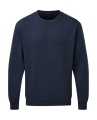 Rund halsad tröja för män, Denim