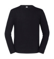 Ikonisk 195 Ringspun Premium långärmad T-shirt, svart