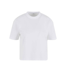Sorona lös passformad t-shirt för damer, vit