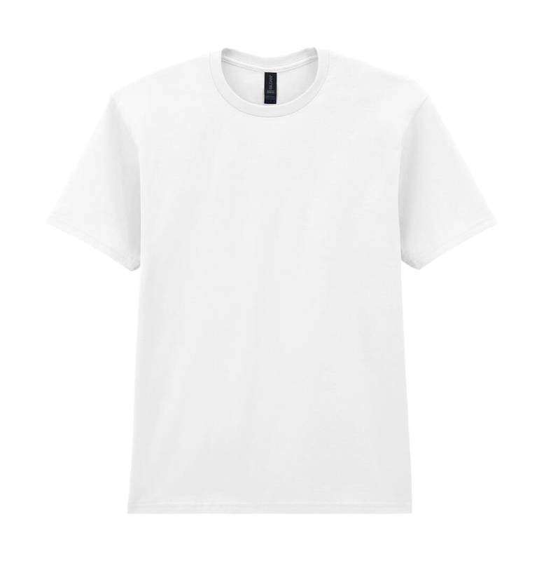 Softstyle mellanviktig vuxen t-shirt, vit – Gildan (1)