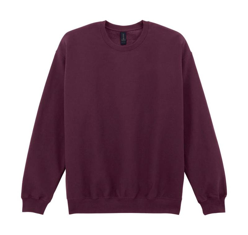 Softstyle mellanvikt fleece vuxen rund halsringning, Rödbrun – Gildan (1)