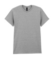 T-shirt i kraftig bomull för vuxna, Sportgrå