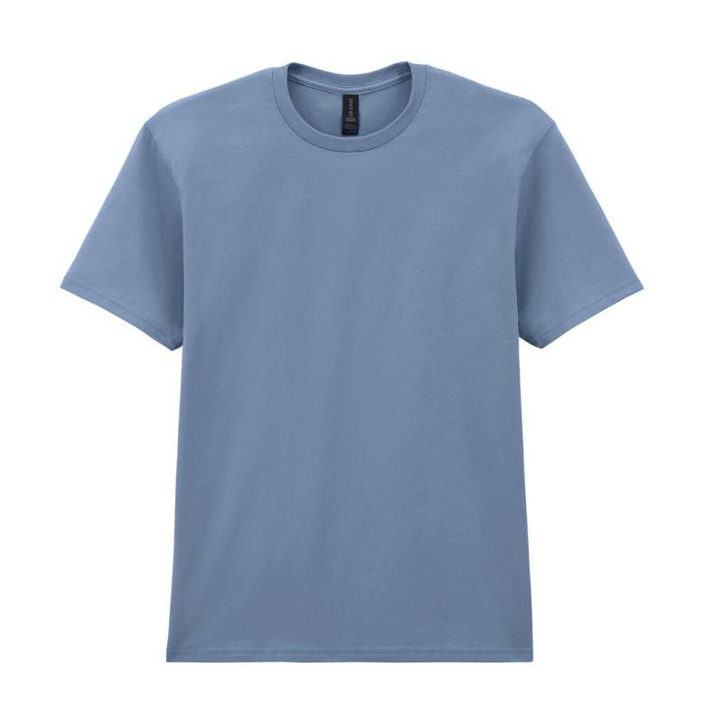 Softstyle mellanviktig vuxen t-shirt, Stenblå – Gildan (1)
