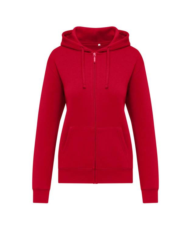 Originals Hooded Full Dragkedja Dam, röd – SG Originals (1)