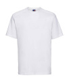 T-shirt med slitstarka arbetskläder, vit