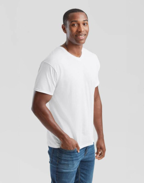 Original V-ringad T-shirt, vit – Fruit of the Loom (4)