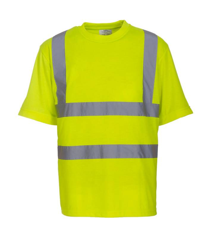 Fluorescerande t-shirt, fluorescerande gul – Yoko (1)