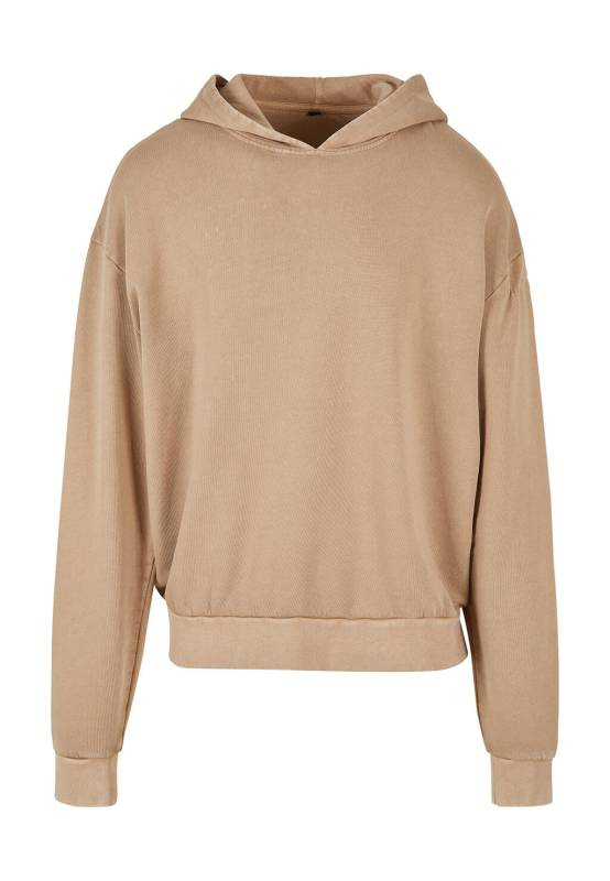 Syratvättad överdimensionerad huvtröja, Union Beige – Build Your Brand (1)