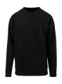 Sweatshirt Rundkrage, svart