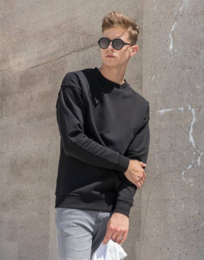 Sweatshirt Rundkrage, grå – Build Your Brand (2)