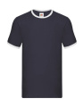 Ringer T, marinblå/vit