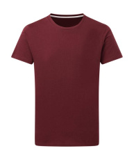 Signature Tagless T-shirt Herr, vinröd