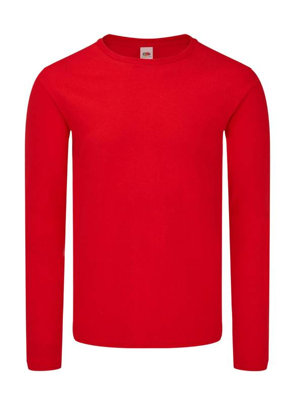 Ikonisk 150 klassisk långärmad t-shirt, röd – Fruit of the Loom (1)