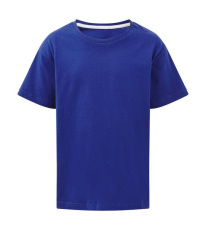 Signatur Tagless T-shirt Barn, kungsblå