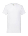 Värdelätt V-ringad T-shirt, vit