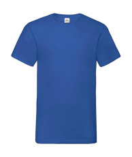 Värdelätt V-ringad T-shirt, kungsblå