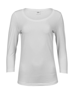Damtröja med 3/4-ärm och stretch, vit – Tee Jays (3)