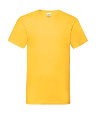 Värdelätt V-ringad T-shirt, Solros