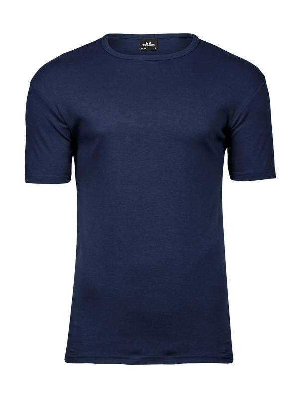 Herr Interlock-t-shirt, marinblå – Tee Jays (1)