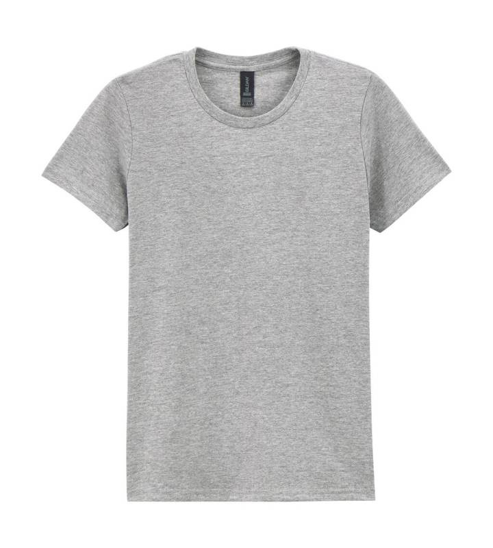 Softstyle mellanviktig t-shirt för kvinnor, Sportgrå – Gildan (1)