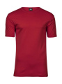 Herr Interlock-t-shirt, Djupröd