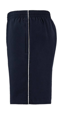 Träningsshorts med klassisk passform, marinblå/vit – Kustom Kit (4)