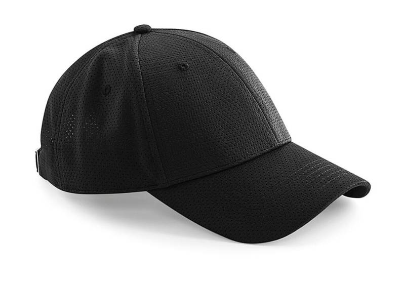Air Mesh 6 Panel-keps, svart – Beechfield (1)