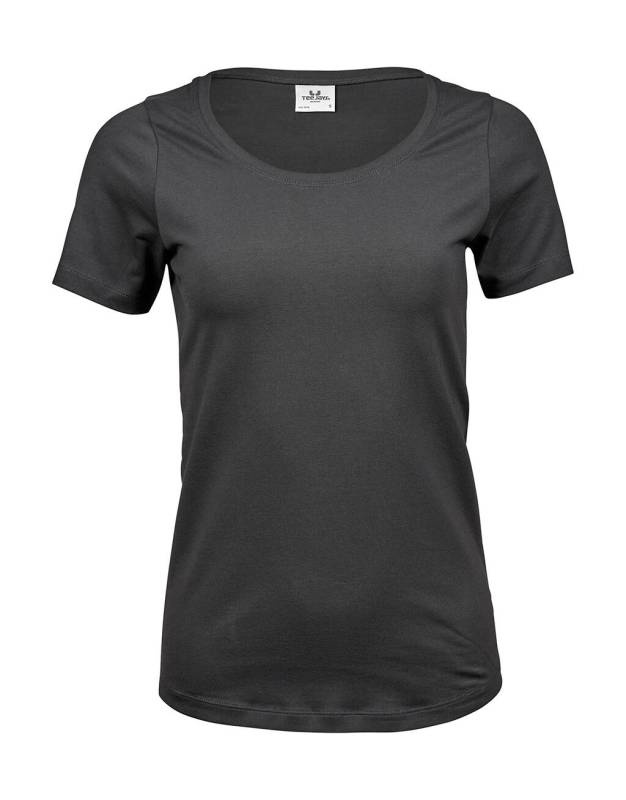 Stretchig t-shirt för damer, mörkgrå – Tee Jays (1)