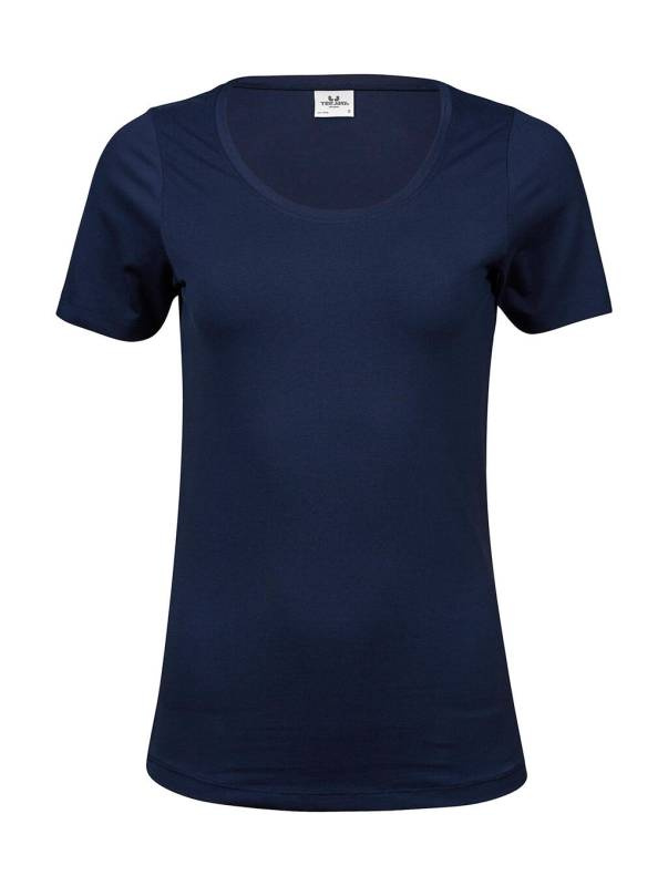 Stretchig t-shirt för damer, marinblå – Tee Jays (1)