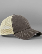 6-panels vintage lastbil, Vintagebrun/Sten