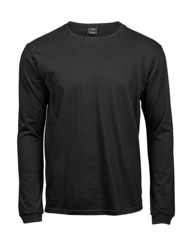 Långärmad moderiktig mjuk t-shirt, svart – Tee Jays (1)