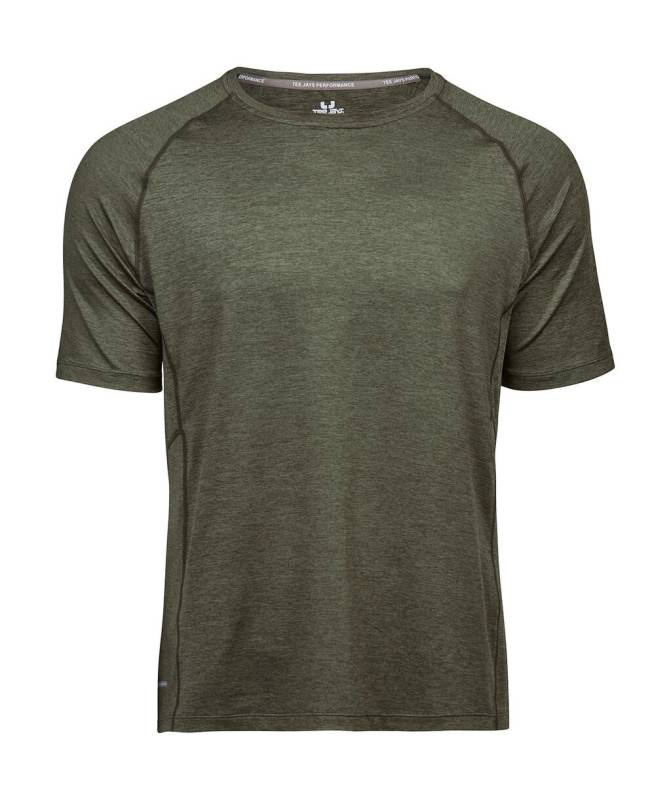COOLdry T-shirt, olivgrönmelerad – Tee Jays (1)