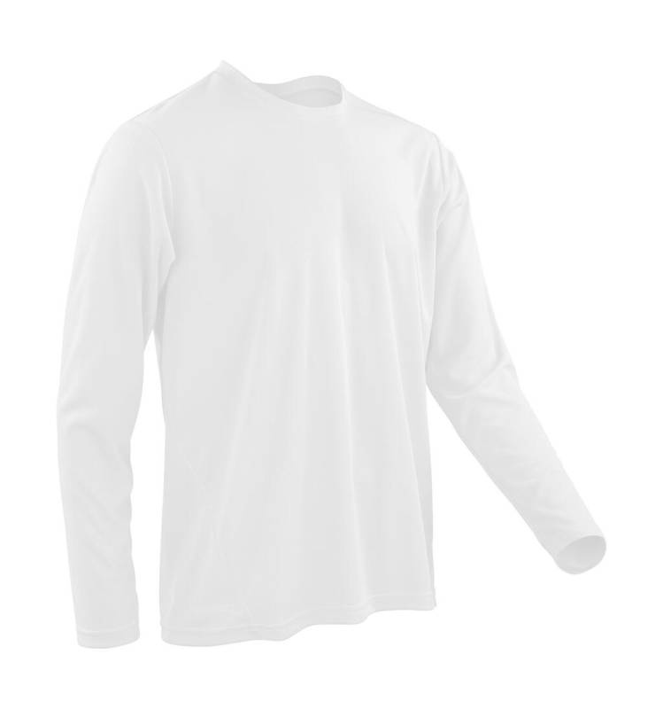 Performance T-shirt LS, vit – Spiro (1)