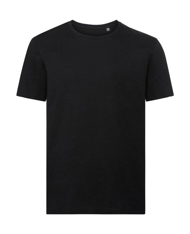 Herrtröja av rent ekologiskt material, svart – Russell Pure Organic (1)