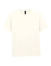 Lätt bomulls-T-shirt för vuxna, benvit
