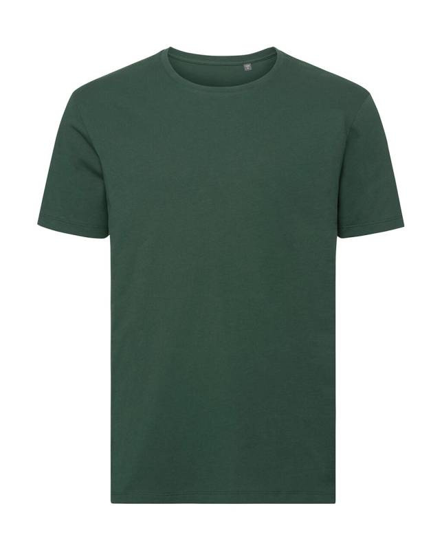 Herrtröja av rent ekologiskt material, flaskgrön – Russell Pure Organic (1)