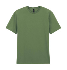 Lätt bomulls-T-shirt för vuxna, militärgrön