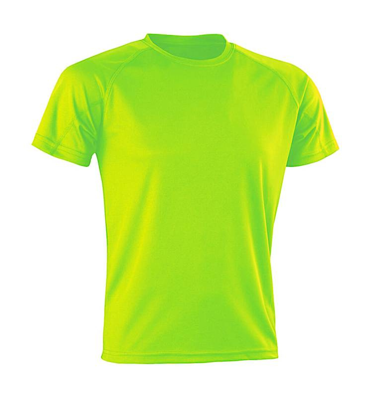 Aircool T-shirt, Fluorescerande grönt – Spiro (1)