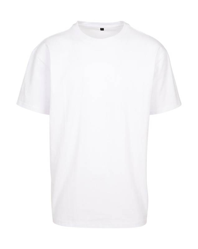 Tjock oversize-tröja, vit – Build Your Brand (1)