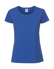 Dam Iconic 195 Ringspun Premium T-shirt, kungsblå