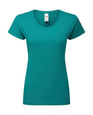 Dam Iconic 195 Ringspun Premium T-shirt, Havskrin