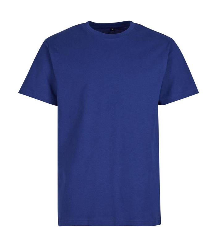T-shirt med rund halsringning, ljus marinblå – Build Your Brand (1)
