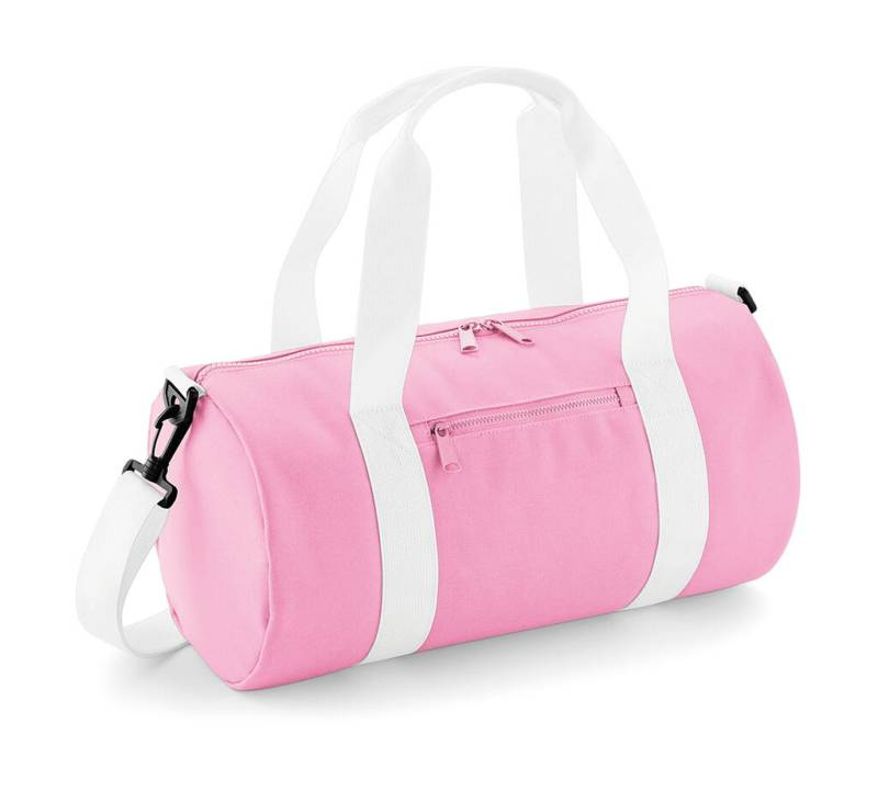 Mini fatväska, Klassisk rosa/vit – Bagbase (1)