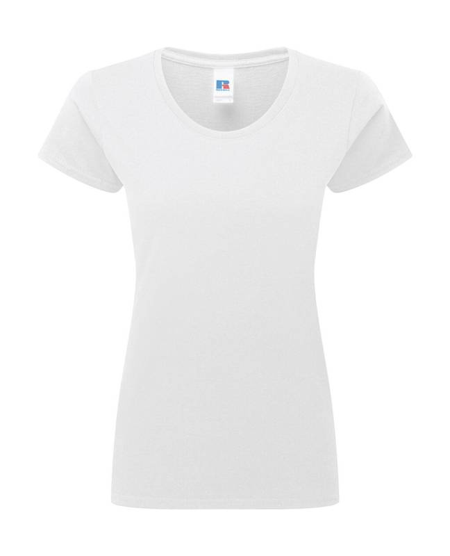 Autentisk klassisk T-shirt för damer, vit – Russell Athletic (1)